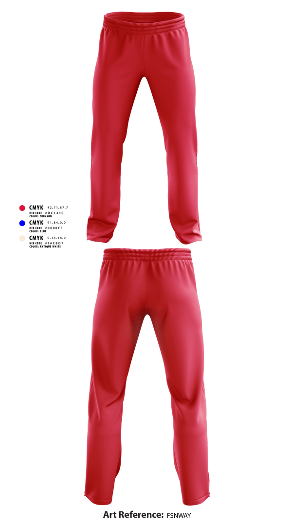 Sweatpants, Clinton Cardinals, Track & Field, Teamtime, Team time, sublimation, custom sports apparel, team uniforms, spirit wear, spiritwear, sports uniforms, custom shirts, team store, custom team store, fundraiser sports, apparel fundraiser