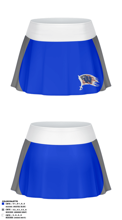 Wheatland youth football and cheer 53677637 Skort - 1