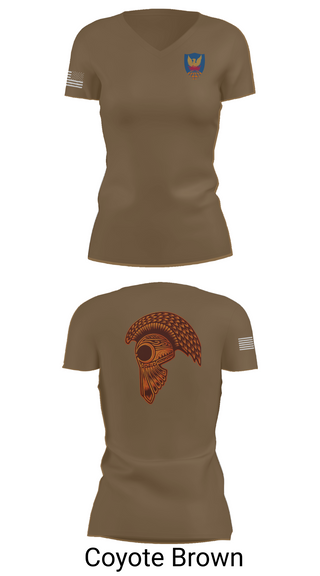 Women's Short Sleeve Vneck Shirt, HHC, 311th (T)SC, , Teamtime, Team time, sublimation, custom sports apparel, team uniforms, spirit wear, spiritwear, sports uniforms, custom shirts, team store, custom team store, fundraiser sports, apparel fundraiser
