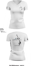 JM Pressure CleaningJM Pressure Cleaning 84707306 Women's Short Sleeve V-neck Shirt - 2