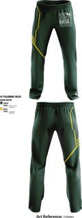 New Milford Bulls Football And Cheerleading 19489077 Softball Pants - 6