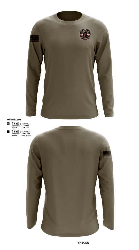 Long Sleeve Performance Shirt, 4/3 Cavalry Regiment, Army, Teamtime, Team time, sublimation, custom sports apparel, team uniforms, spirit wear, spiritwear, sports uniforms, custom shirts, team store, custom team store, fundraiser sports, apparel fundraiser