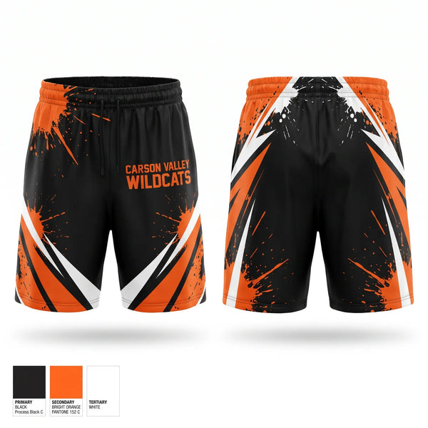 Athletic Shorts With Pockets, Carson Valley Wildcats, Wrestling, Teamtime, Team time, sublimation, custom sports apparel, team uniforms, spirit wear, spiritwear, sports uniforms, custom shirts, team store, custom team store, fundraiser sports, apparel fundraiser