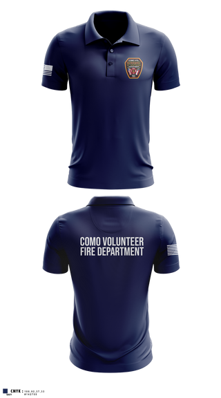 Short Sleeve Performance Polo, Como Volunteer Fire Department, Fire Department, Teamtime, Team time, sublimation, custom sports apparel, team uniforms, spirit wear, spiritwear, sports uniforms, custom shirts, team store, custom team store, fundraiser sports, apparel fundraiser