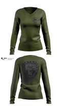 STAR Team Women's Long Sleeve V-neck Shirt - 6