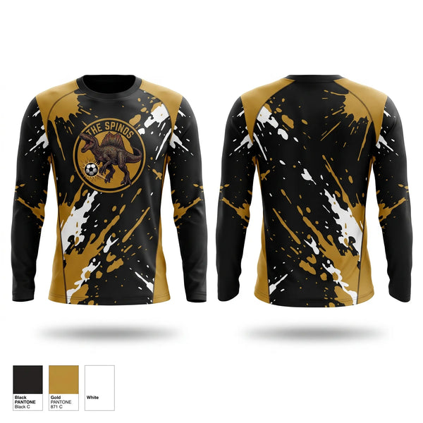 Long Sleeve Performance Shirt, Spinos, Men's Soccer, Teamtime, Team time, sublimation, custom sports apparel, team uniforms, spirit wear, spiritwear, sports uniforms, custom shirts, team store, custom team store, fundraiser sports, apparel fundraiser