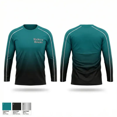 Hickory Hawks 2026307 Long Sleeve Performance Shirt 2