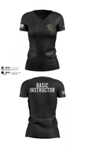 Academy-Basic Unit Women's Short Sleeve V-neck Shirt - 100