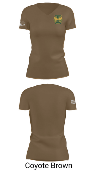 Womens Short Sleeve Vneck Shirt, 165th MP Battalion, , Teamtime, Team time, sublimation, custom sports apparel, team uniforms, spirit wear, spiritwear, sports uniforms, custom shirts, team store, custom team store, fundraiser sports, apparel fundraiser