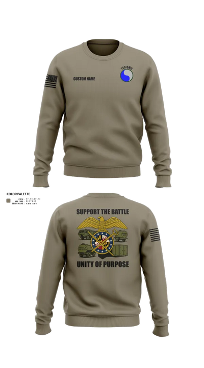 729 Quarter Master Unit 34151644 Crew Neck Sweatshirt - 21