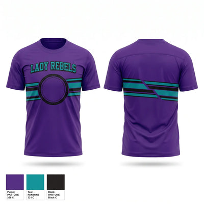 Lady Rebels Short Sleeve Performance Shirt - 2