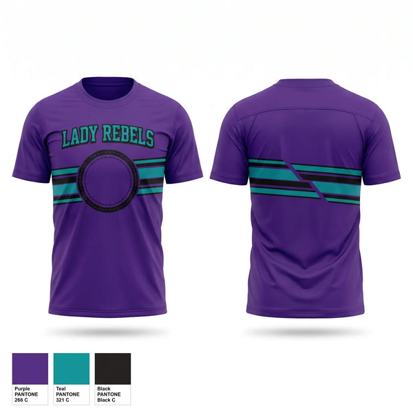 Short Sleeve Performance Shirt, Lady Rebels, Softball, Teamtime, Team time, sublimation, custom sports apparel, team uniforms, spirit wear, spiritwear, sports uniforms, custom shirts, team store, custom team store, fundraiser sports, apparel fundraiser