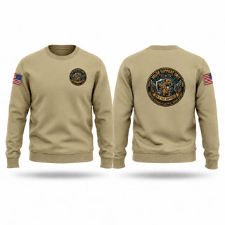 Crew Neck Sweatshirt, Cottonbailers Delta Dragons, Army, Teamtime, Team time, sublimation, custom sports apparel, team uniforms, spirit wear, spiritwear, sports uniforms, custom shirts, team store, custom team store, fundraiser sports, apparel fundraiser