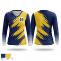 Montebello High School Softball 57087627 Women's Long Sleeve V-neck Shirt - 1