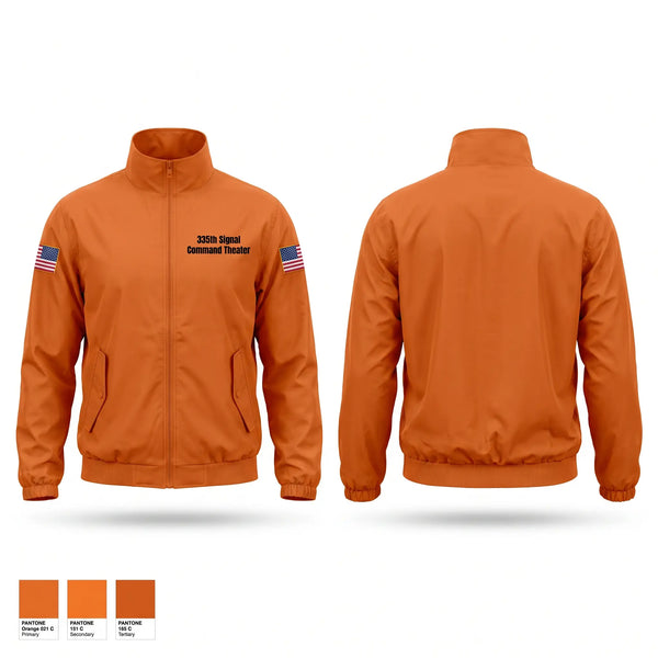 Windbreaker, 335th Signal Command (Theater), Army, Teamtime, Team time, sublimation, custom sports apparel, team uniforms, spirit wear, spiritwear, sports uniforms, custom shirts, team store, custom team store, fundraiser sports, apparel fundraiser