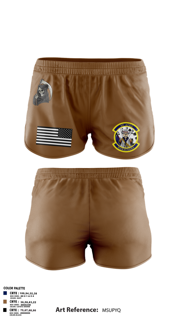 Ranger Panties, 89th ATKS, Air Force, Teamtime, Team time, sublimation, custom sports apparel, team uniforms, spirit wear, spiritwear, sports uniforms, custom shirts, team store, custom team store, fundraiser sports, apparel fundraiser
