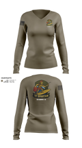 Task Force Spartan 82789422 Women's Long Sleeve V-neck Shirt - 100