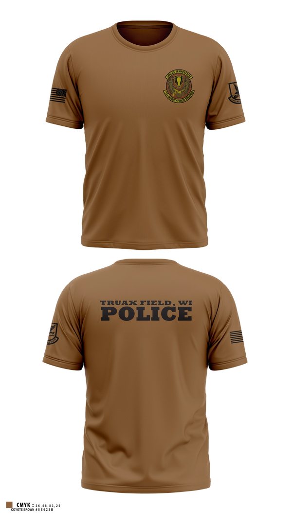 Old School Cotton Feel Shirt, 115th Security Forces Squadron, Air Force, Teamtime, Team time, sublimation, custom sports apparel, team uniforms, spirit wear, spiritwear, sports uniforms, custom shirts, team store, custom team store, fundraiser sports, apparel fundraiser