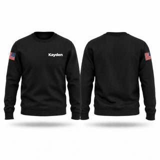 Crew Neck Sweatshirt, Kayden, Fire Department, Teamtime, Team time, sublimation, custom sports apparel, team uniforms, spirit wear, spiritwear, sports uniforms, custom shirts, team store, custom team store, fundraiser sports, apparel fundraiser