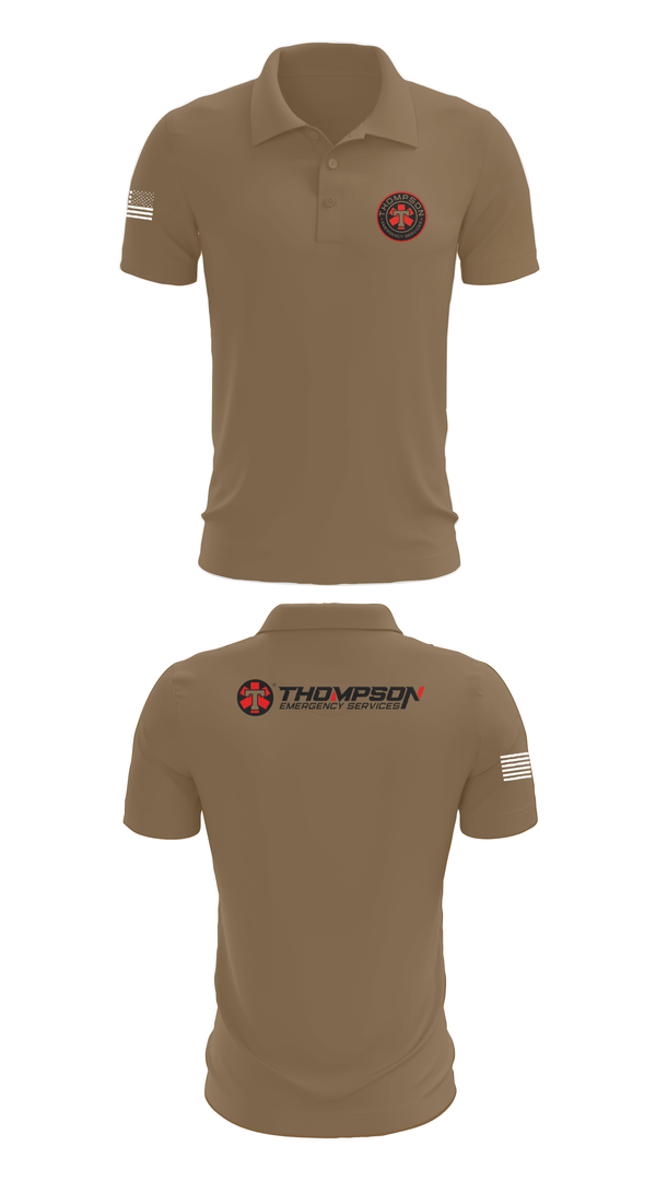 Short Sleeve Performance Polo, Thompson EMS, , Teamtime, Team time, sublimation, custom sports apparel, team uniforms, spirit wear, spiritwear, sports uniforms, custom shirts, team store, custom team store, fundraiser sports, apparel fundraiser