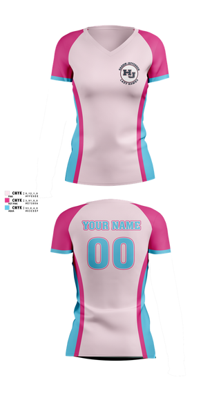 Womens Short Sleeve Vneck Shirt, Hardin Jefferson Lady Hawks, Women's Volleyball, Teamtime, Team time, sublimation, custom sports apparel, team uniforms, spirit wear, spiritwear, sports uniforms, custom shirts, team store, custom team store, fundraiser sports, apparel fundraiser