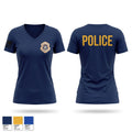 Dodge City Police Department Women's Short Sleeve V-neck Shirt - 1