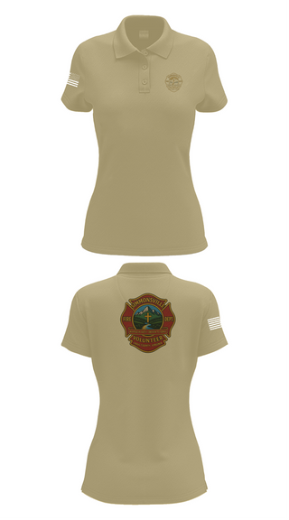 Womens Short Sleeve Performance Polo, Simmonsville VFD, , Teamtime, Team time, sublimation, custom sports apparel, team uniforms, spirit wear, spiritwear, sports uniforms, custom shirts, team store, custom team store, fundraiser sports, apparel fundraiser