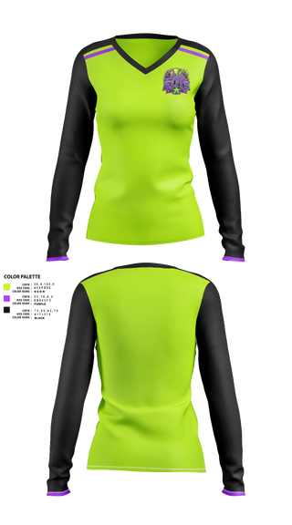 Womens Long Sleeve Vneck Shirt, Lady Elite, Softball, Teamtime, Team time, sublimation, custom sports apparel, team uniforms, spirit wear, spiritwear, sports uniforms, custom shirts, team store, custom team store, fundraiser sports, apparel fundraiser