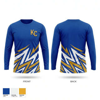 Long Sleeve Performance Shirt, KC, Baseball, Teamtime, Team time, sublimation, custom sports apparel, team uniforms, spirit wear, spiritwear, sports uniforms, custom shirts, team store, custom team store, fundraiser sports, apparel fundraiser
