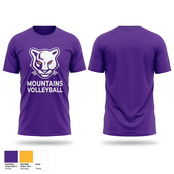 Short Sleeve Performance Shirt, Lake County Panthers, Women's Volleyball, Teamtime, Team time, sublimation, custom sports apparel, team uniforms, spirit wear, spiritwear, sports uniforms, custom shirts, team store, custom team store, fundraiser sports, apparel fundraiser