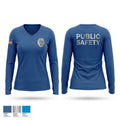 Mercy Public Safety Women's Long Sleeve V-neck Shirt - 1