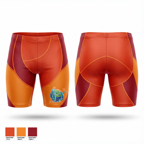 Mens Compression Shorts, PolyFace Volleyball Academy, Women's Volleyball, Teamtime, Team time, sublimation, custom sports apparel, team uniforms, spirit wear, spiritwear, sports uniforms, custom shirts, team store, custom team store, fundraiser sports, apparel fundraiser
