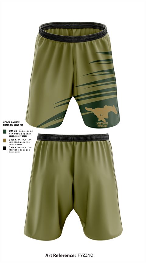 Athletic Shorts With Pockets, Mustangs, Bowling, Teamtime, Team time, sublimation, custom sports apparel, team uniforms, spirit wear, spiritwear, sports uniforms, custom shirts, team store, custom team store, fundraiser sports, apparel fundraiser