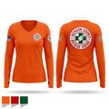 Jackson County Rescue Squad Women's Long Sleeve V-neck Shirt - 1
