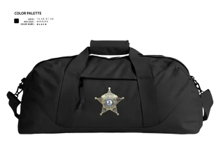 Duffle Bag, Bedford County Sheriff Office, Police, Teamtime, Team time, sublimation, custom sports apparel, team uniforms, spirit wear, spiritwear, sports uniforms, custom shirts, team store, custom team store, fundraiser sports, apparel fundraiser
