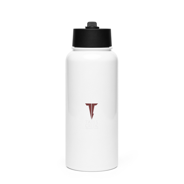 Tates Creek Commodore Marching Band 89395376 Stainless Steel Water Bottle with a Straw Lid