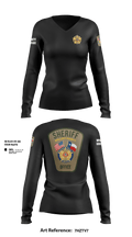 Willacy County Sheriff's Office 34505662 Women's Long Sleeve V-neck Shirt - 27