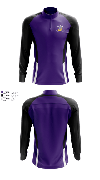 Quarter Zip Jacket, FHHS Mountaineering Club, Women's Volleyball, Teamtime, Team time, sublimation, custom sports apparel, team uniforms, spirit wear, spiritwear, sports uniforms, custom shirts, team store, custom team store, fundraiser sports, apparel fundraiser