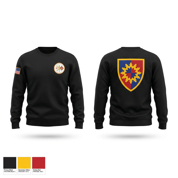 Crew Neck Sweatshirt, 149th Signal Company, National Guard, Teamtime, Team time, sublimation, custom sports apparel, team uniforms, spirit wear, spiritwear, sports uniforms, custom shirts, team store, custom team store, fundraiser sports, apparel fundraiser