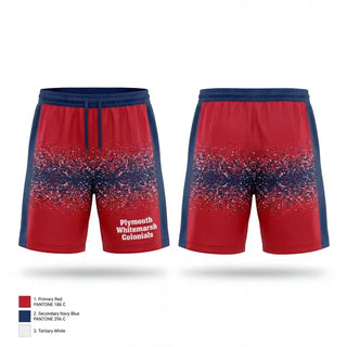 Athletic Shorts With Pockets, Plymouth Whitemarsh colonials, Track & Field, Teamtime, Team time, sublimation, custom sports apparel, team uniforms, spirit wear, spiritwear, sports uniforms, custom shirts, team store, custom team store, fundraiser sports, apparel fundraiser