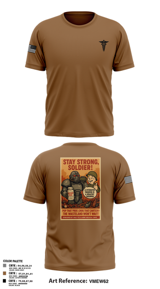 Short Sleeve Performance Shirt, HHB 5-5 ADA Hippocratic Steel, Army, Teamtime, Team time, sublimation, custom sports apparel, team uniforms, spirit wear, spiritwear, sports uniforms, custom shirts, team store, custom team store, fundraiser sports, apparel fundraiser