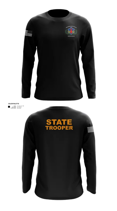 Arkansas State Police Bomb Squad 82433204 Long Sleeve Performance Shirt 21
