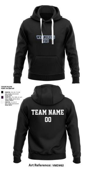 Hoodie, Wrangler VBC, Women's Volleyball, Teamtime, Team time, sublimation, custom sports apparel, team uniforms, spirit wear, spiritwear, sports uniforms, custom shirts, team store, custom team store, fundraiser sports, apparel fundraiser