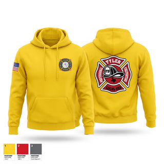 Hoodie, Tyler fire, Fire Department, Teamtime, Team time, sublimation, custom sports apparel, team uniforms, spirit wear, spiritwear, sports uniforms, custom shirts, team store, custom team store, fundraiser sports, apparel fundraiser