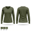 McCaysville Police Women's Long Sleeve V-neck Shirt - 1