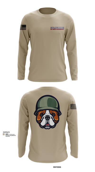 Indy Radio Platoon 10234991 Long Sleeve Performance Shirt 101