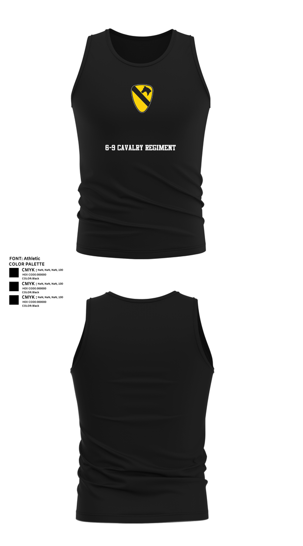 Tank Top, 6-9 Cavalry Regiment, , Teamtime, Team time, sublimation, custom sports apparel, team uniforms, spirit wear, spiritwear, sports uniforms, custom shirts, team store, custom team store, fundraiser sports, apparel fundraiser