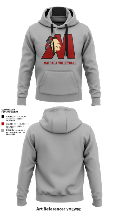 Matoaca High School Volleyball 72372145 Hoodie - 4