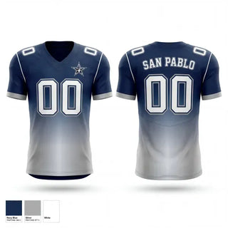Football Jersey, San Pablo Cowboys, , Teamtime, Team time, sublimation, custom sports apparel, team uniforms, spirit wear, spiritwear, sports uniforms, custom shirts, team store, custom team store, fundraiser sports, apparel fundraiser