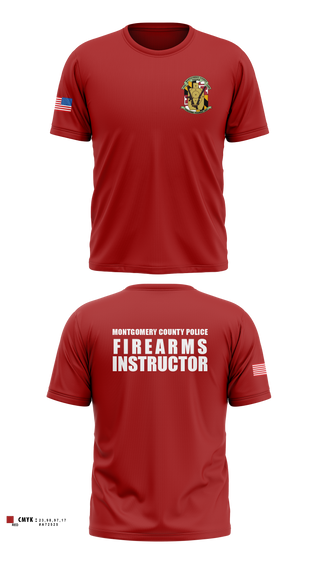 Old School Cotton Feel Shirt, Montgomery County Police Department - Firearms Training Unit, Police, Teamtime, Team time, sublimation, custom sports apparel, team uniforms, spirit wear, spiritwear, sports uniforms, custom shirts, team store, custom team store, fundraiser sports, apparel fundraiser
